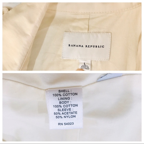 ❌ Sold ❌ Banana Republic Beige Trench Coat - Picture 8 of 8